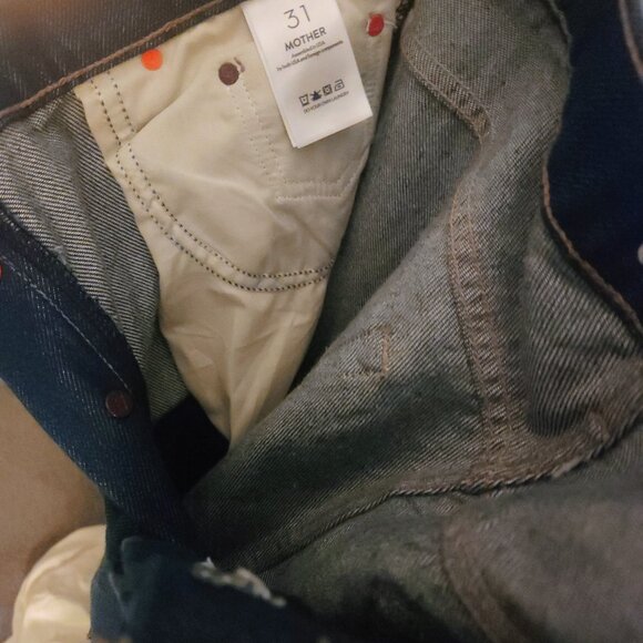 Mother The Bee's Knees SNACKS! Double Dip Skimp Women Jeans 31 - Picture 5 of 7